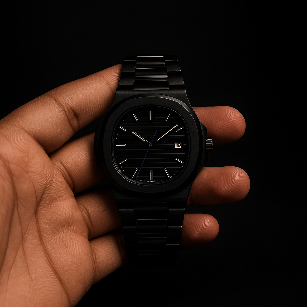 Eclipse Noir – Black Luxury Watch