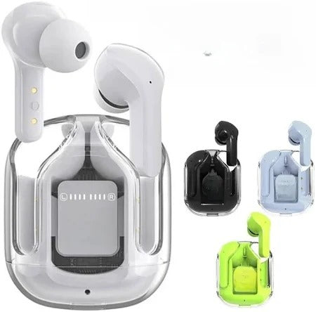 Air31 Wireless Earbuds 5.3 T-C Crystal Pro Case