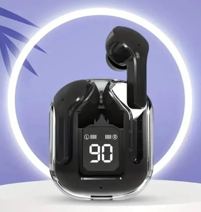 Air31 Wireless Earbuds 5.3 T-C Crystal Pro Case